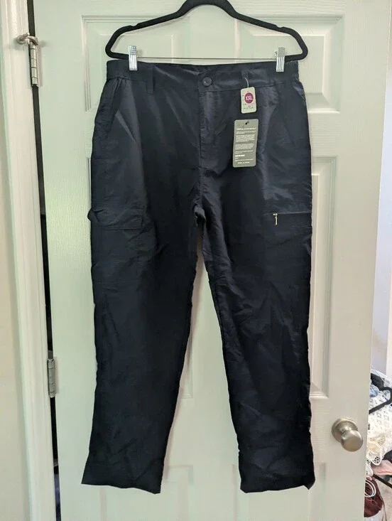 Tactical Cargo Pants XXL Navy Ripstop Hiking Utility Outdoor Lightweigh