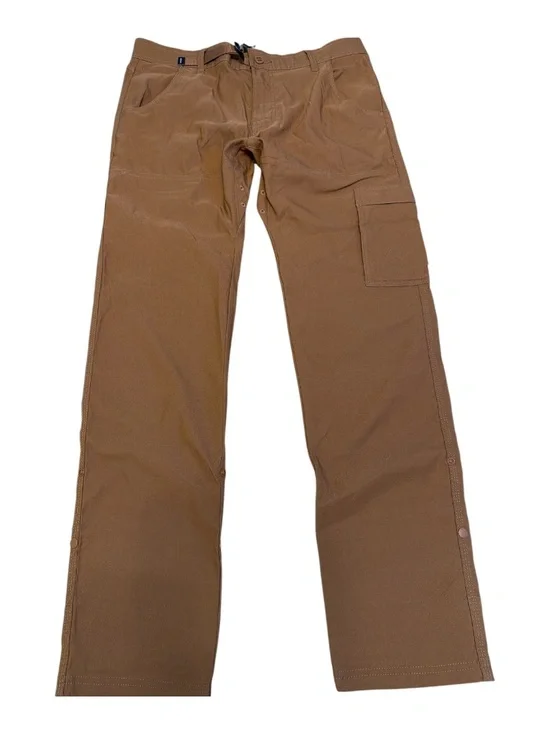 Outdoor Hiking Cargo Trail Pants Stretch Zion II Slim Sepia Men's 34x32 NWT