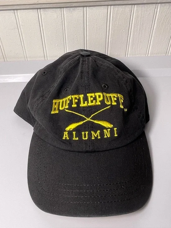 Harry Potter Hufflepuff Alumni Black Yellow Hat