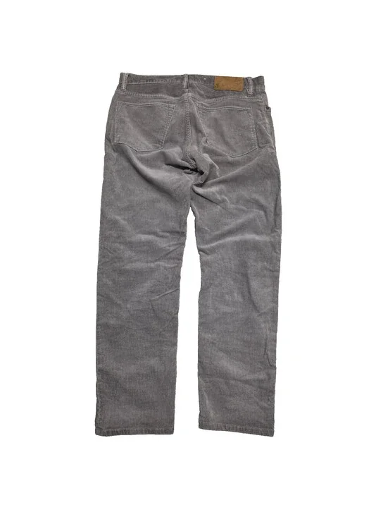 Todd Snyder Corduroy Pants Mens 31x29 Gray Slim Fit Comfort Stretch 5-Pocket