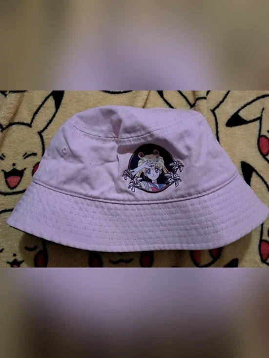 Sailor Moon Embroidered Bucket Hat