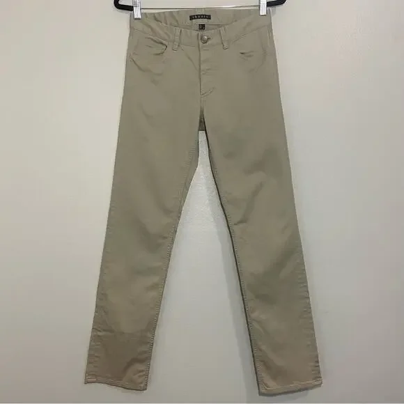 Theory Men’s Haydin Writer Straight Leg Cotton Button Fly Pants Size 29
