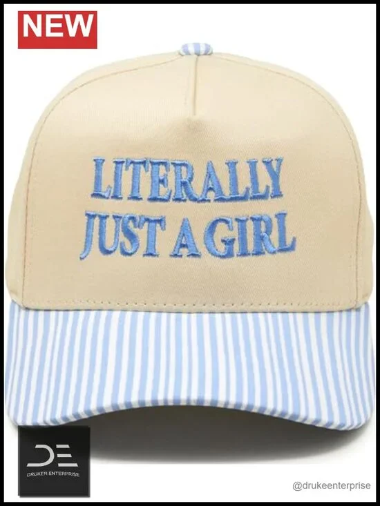 Vintage Canvas Snapback Hat - Adjustable 2 Tone Cap, Structured Fit, 5 Panel,