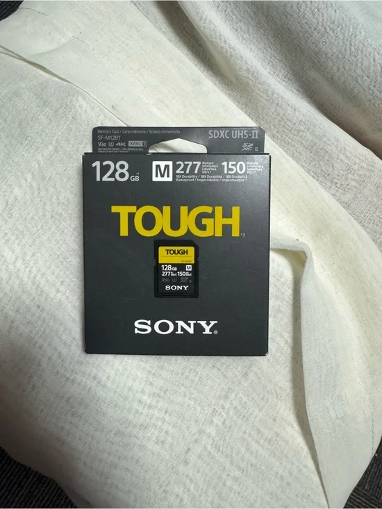 Sony 128GB TOUGH SDXC UHS-II Memory Card - Black & Yellow
