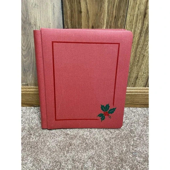 Creative Memories red holiday‎ christmas limited edition 8x10 album 1994 Rare
