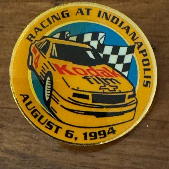 Nascar Brickyard 400 Racing‎ At Indianapolis 1994 Kodak Film Sterling Marlin Pin