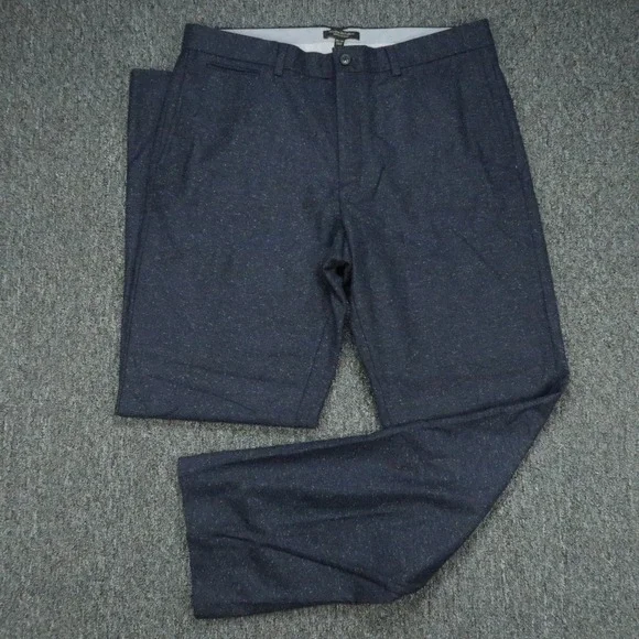 Banana Republic Pants Mens 36x34 Blue Emerson Nova Fides Straight Wool Fleck