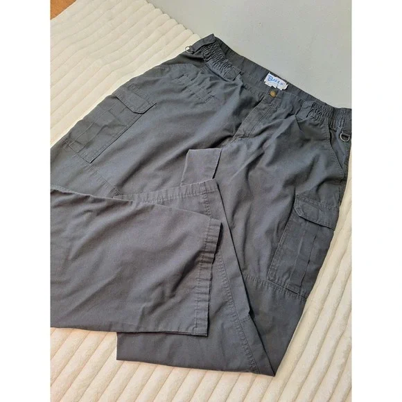 GALLS Pro Tec Force‎ Rip Stop Cargo Pants Mens 40X34 Black Utility Tactical