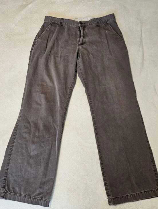 The North Face A5 Series Mens Brown Cotton Canvas Utility Hiking Pants - Size 36