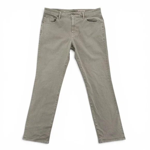 AG Adriano Goldschmied Everett Pants Mens 36x32 Grey Slim Straight