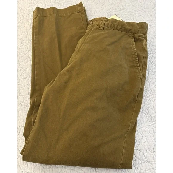 Polo Ralph Lauren Mens 32x32 (30X30) Prospect Chino Pants Olive Green Cotton