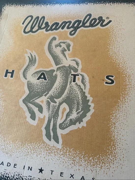 Wrangler Tan Box Art with Green Rodeo Graphic