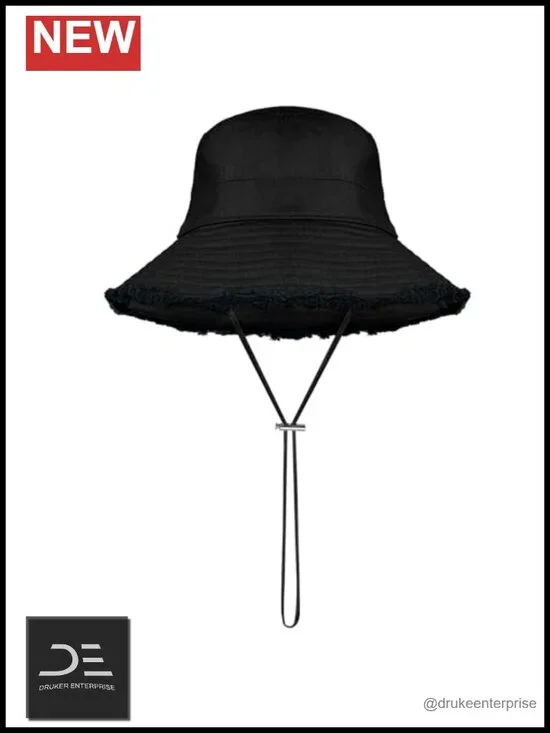 Wide Brim Bucket Hat for Women Summer Beach Sun Hat Unisex Foldable Cotton