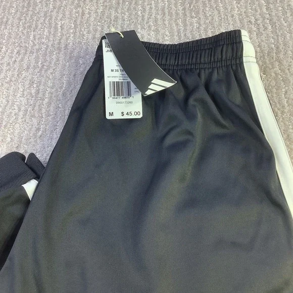 Adidas M 3S TR RT‎ PT Men's Black White Track Pants Joggers Medium NWT