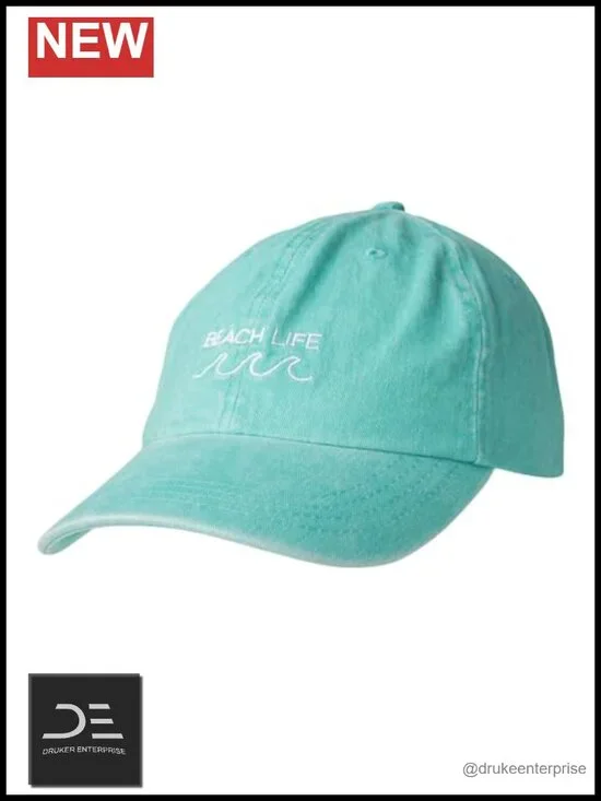 Classic Cotton Adjustable Baseball Hat with Curved Brim