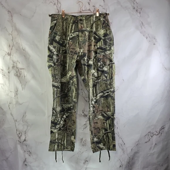 Cabelas Pants Mens Medium 36 X 29 Camo Hunting Woodland Seclusion 3D