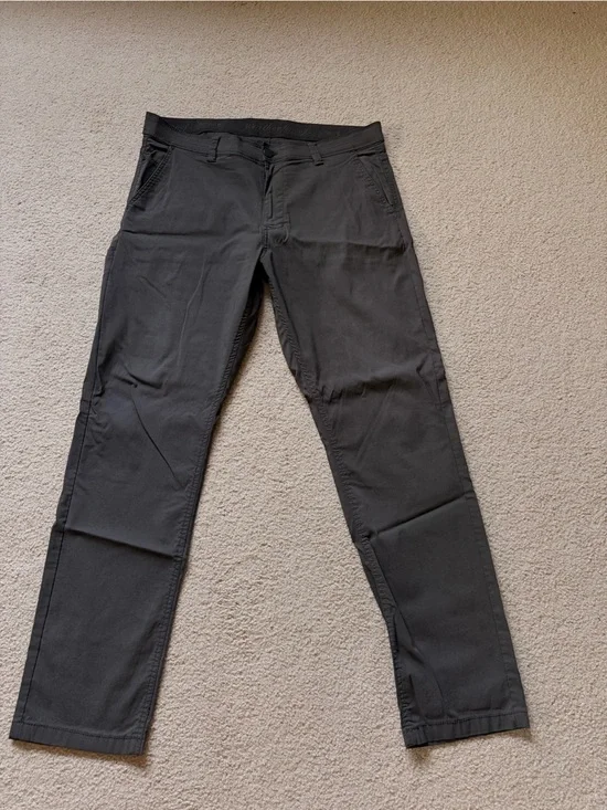Men's Charcoal Slim Chino Pants