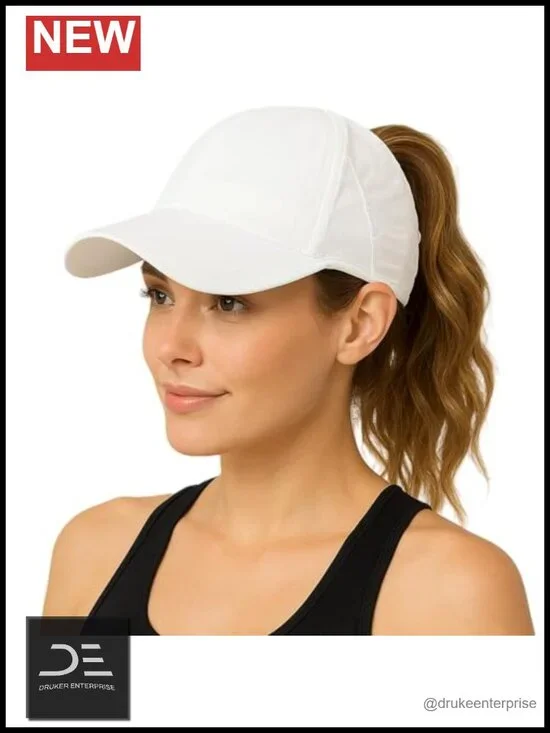 Cooling UV 50 High Ponytail Baseball Cap Quick Dry Sports Sweatband
