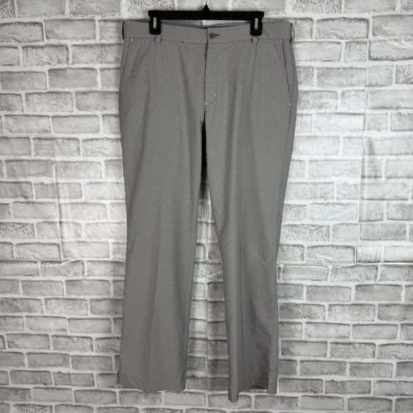 Nike Golf Tour Performance Dri-FIT Pants Mens 35 x 32 Grey Chevron 483599-082