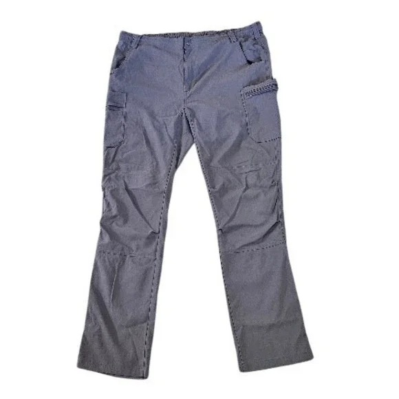 Carhartt Scrubs C55037 Straight Leg Cargo Pants Men 2XL Tall Gray Workwear