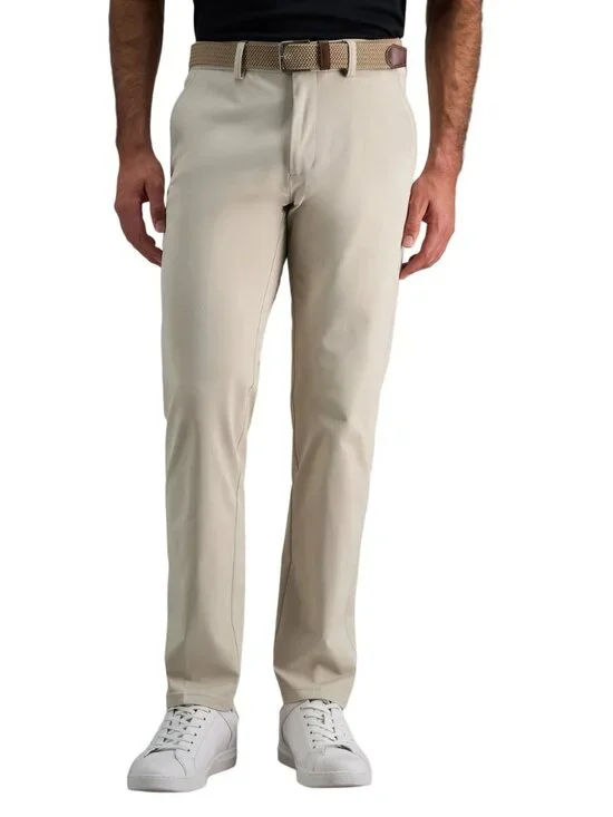 Kenneth Cole Men's Performance Chino Pants Tan Modern Fit Size 38x30, NWT