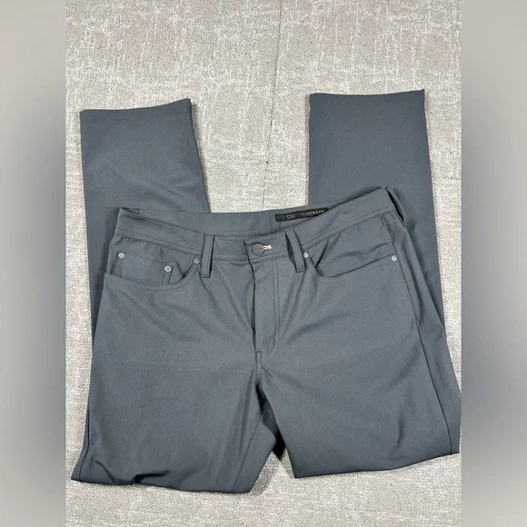J. Hilburn CSC Mens Gray Straight Leg Dress Pant size 40R READ BELOW