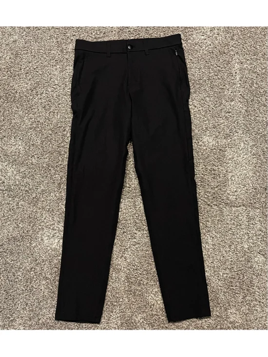 Lululemon Men’s Commission Pant Slim, Size 30, 32” Inseam, Black, EUC
