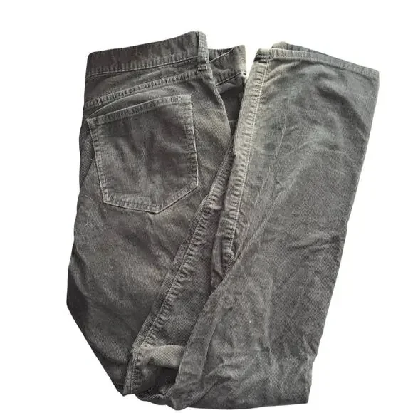 J Crew Flex Men’s Corduroy Pants 5 Pocket Style Soft Cotton 34x32 Slim Preppy