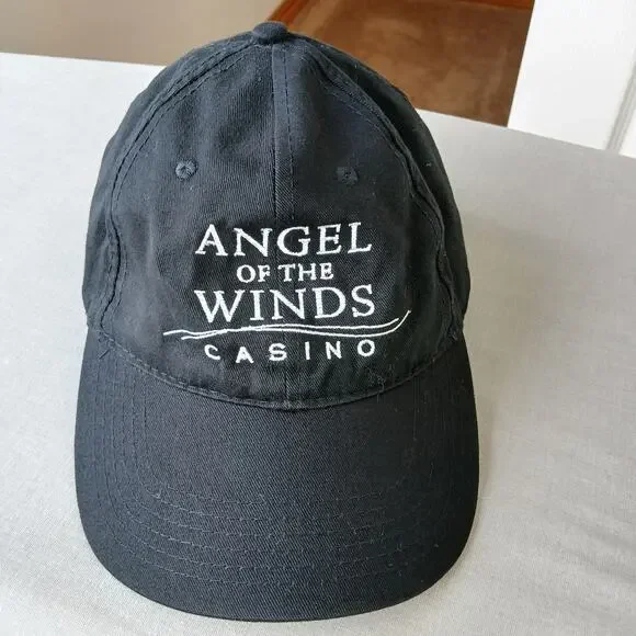 Apollo Angel of the Winds Casino baseball cap OSFA adjustable trucker hat black