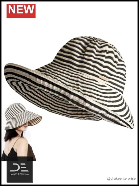 Womens UPF 50+ Kettle Brim Sun Hat Floppy Packable Beach Hat