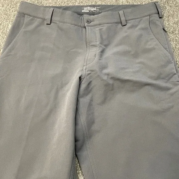 Nike Golf Tour‎ Performance Mens Gray Flat Front Pants 34x30 619818-021