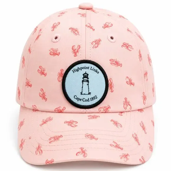 Imperial Highpoint Lights Cape Cod 1892 Lobster Hat Pink Adjustable OSFA NWOT