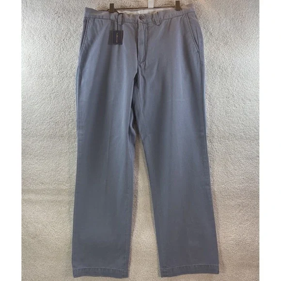Polo Ralph Lauren Mens Stretch Classic Fit Pants 34x30 Blue Chino Cotton Twill