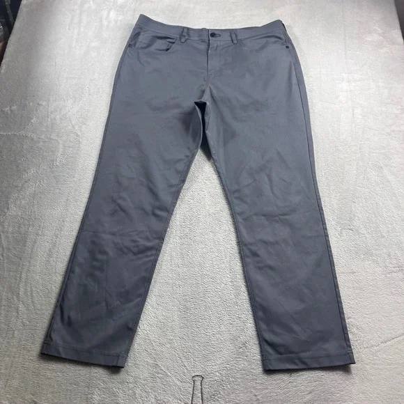Public Rec All Day Every Day 5-Pocket Pants Mens 34x30 Grey Performance Chinos