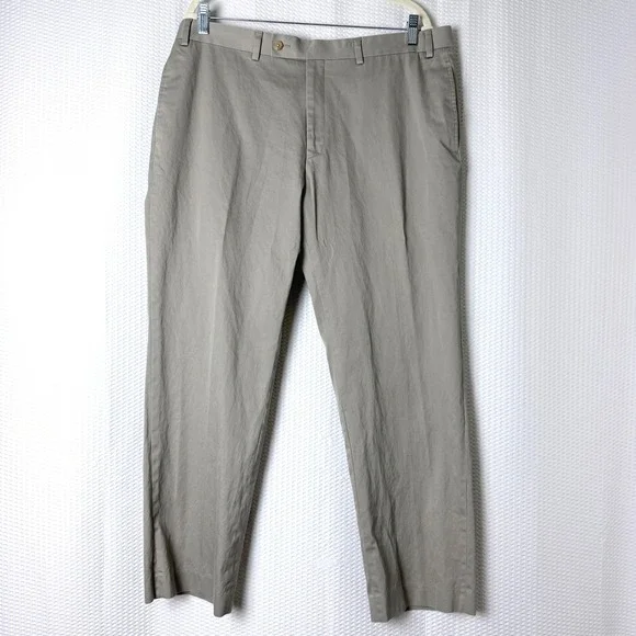 Lauren Ralph Lauren Chino Pants Men 38x30 Khaki Cotton Office Preppy Old Money