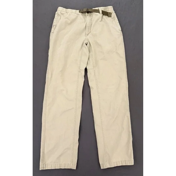 Columbia Pants Men's Size Small 30in Khaki Cargo Utility Belted Outdoor Hiking