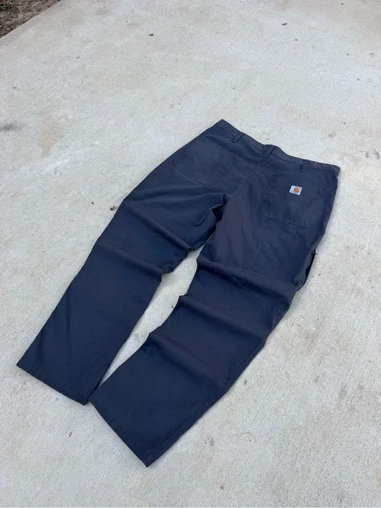 Carhartt Men’s Black Work Pants - Rugged Utility Trousers