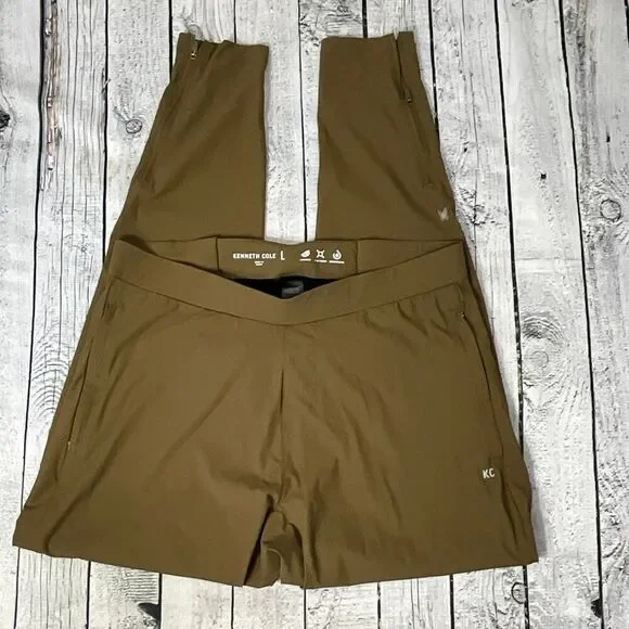 KENNETH COLE Tan Jogger Pants