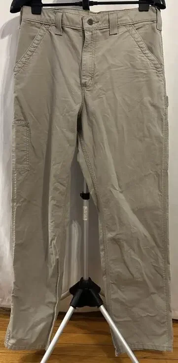 Carhartt Dungaree Tan Pants size 33 x 34