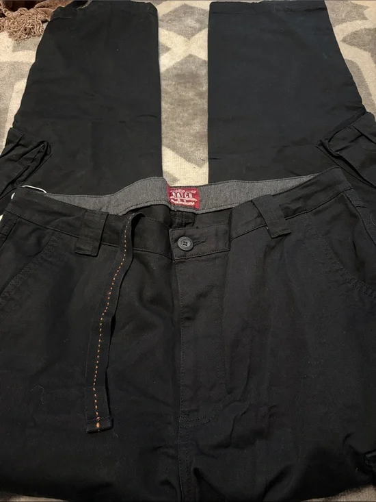 Match men’s black 38X34 cargo pants / NEW