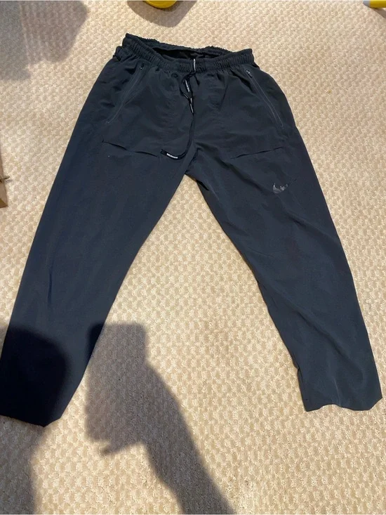 Nike Run Division Running Pants Triple Black 922034 010 US Mens medium