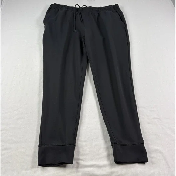Rhone Spar Jogger Pants Mens 2XL Black Tapered Athleisure Lounge Gym