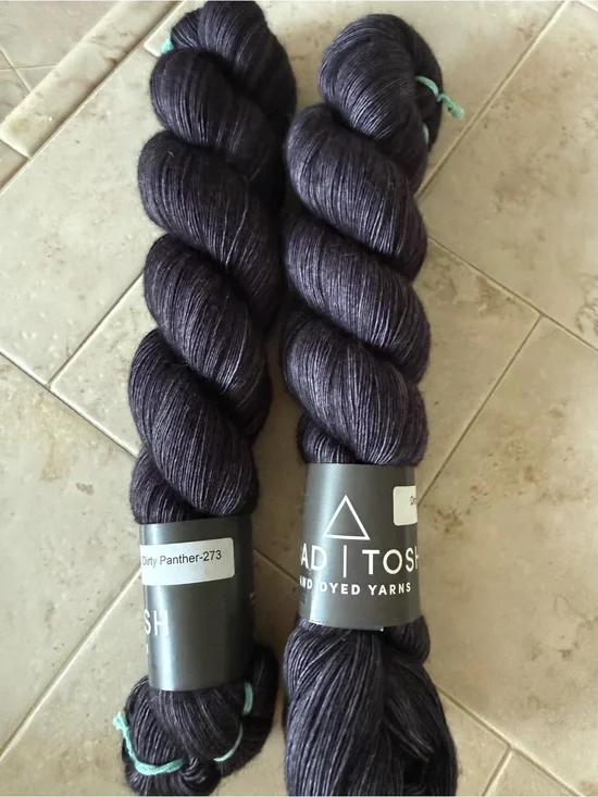 Madelinetosh Hand-Dyed Yarn - Deep Purple (Dirty Panther)