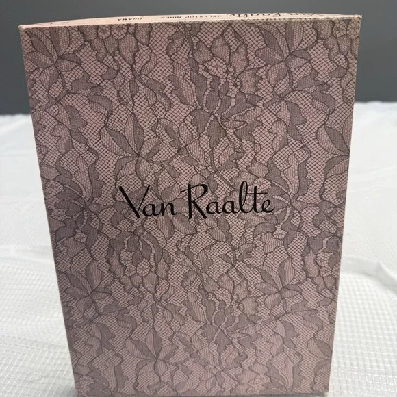 2-Vtg 50s VAN RAALTE Flextop Nines Drama 10 L Nylon Hose Stockings Seam New‎ Box