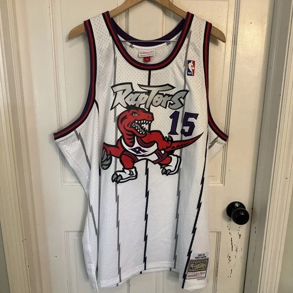 VINCE CARTER  NBA Jersey‎  Toronto Raptors  MENS  3XL MITCHELL & NESS  WHITE