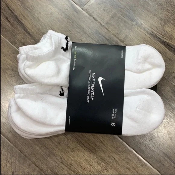 NIKE EVERYDAY COTTON CUSHIONED NO SHOW men’s socks