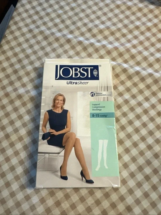 JOBST UltraSheer Support Compression Stockings in black