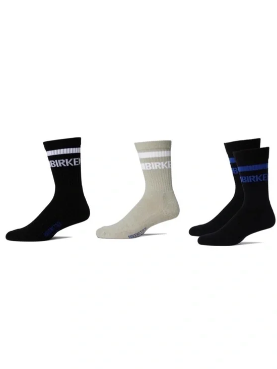 Birkenstock Cotton Crew Stripe Socks