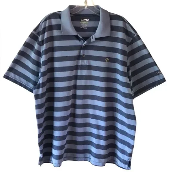 Izod Blue and Grey Polo Shirt