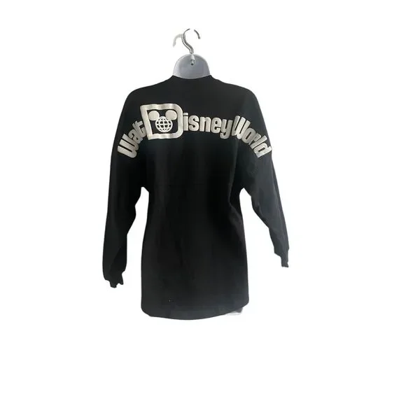 Walt Disney World Spirit Jersey Black Long Sleeve Est 1971 Theme‎ Park Merch